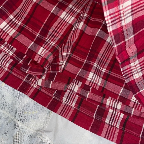 St John’s Bay Red & White Plaid Skort. Stretch. 16W. NWT - Picture 7 of 7